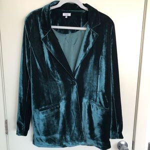 Tobi Velvet Boyfriend Blazer